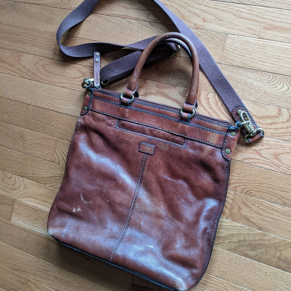 Fossil Women's Leather Crossbody Purse